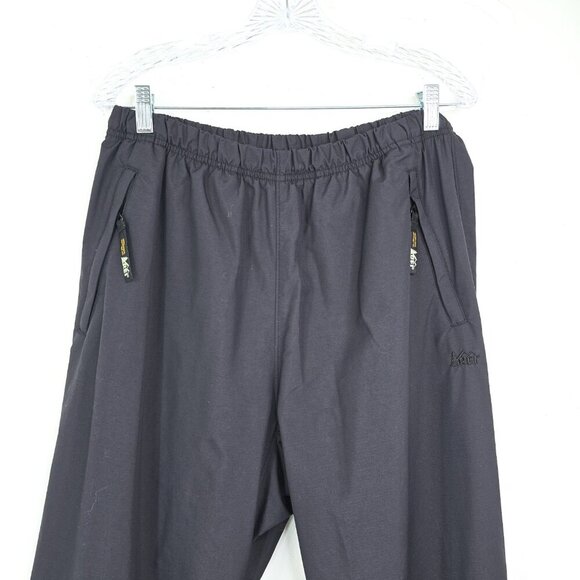 REI Men's UPF 50+ Hiking Ankle Zip Nylon Pants in Black Size L - Picture 8 of 10